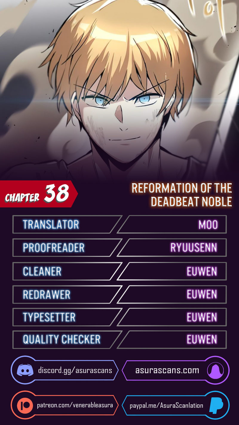 Reformation of the Deadbeat Noble Chapter 38 - Page 1