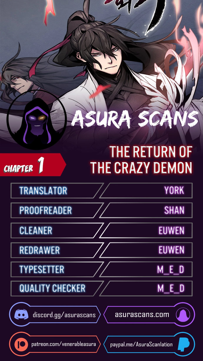 The Return of the Crazy Demon Chapter 1 - Page 1