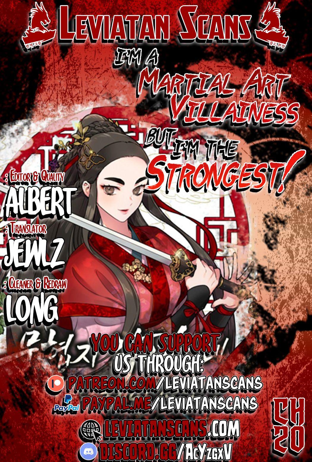 I’m a Martial Art Villainess but I’m the Strongest! Chapter 20 - Page 1