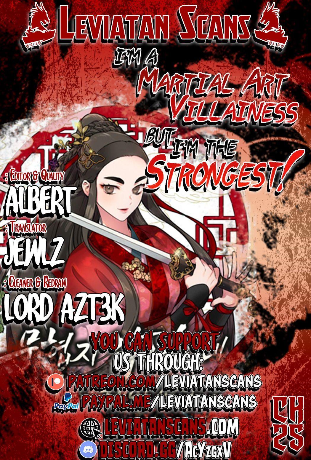 I’m a Martial Art Villainess but I’m the Strongest! Chapter 24 - Page 1