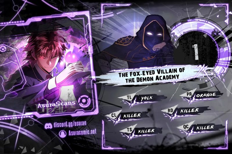The Fox-Eyed Villain of the Demon Academy Chapter 1 - Page 1